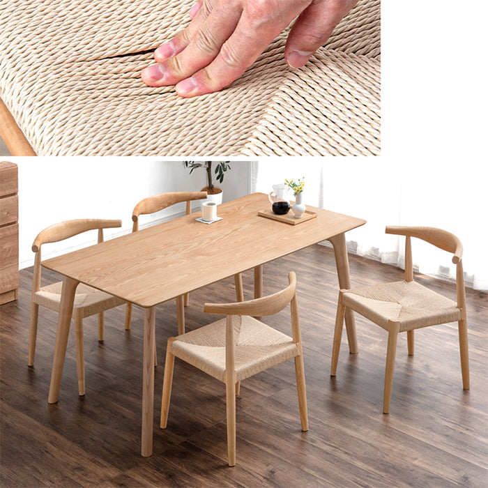 ≪選べる3タイプ≫［4脚セット］ダイニングチェア 天然木アッシュ 完成