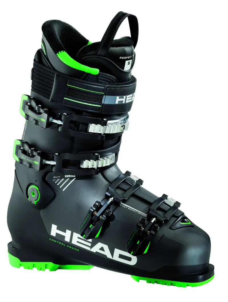 Head Advant Edge 95 Mens Ski Boots in Black/Green