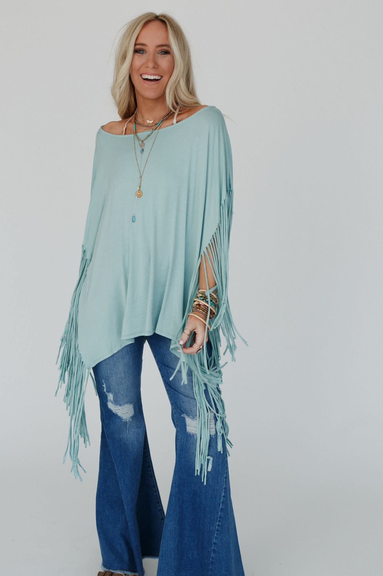 The Nest Showstopper Fringe Top — Three Bird Nest