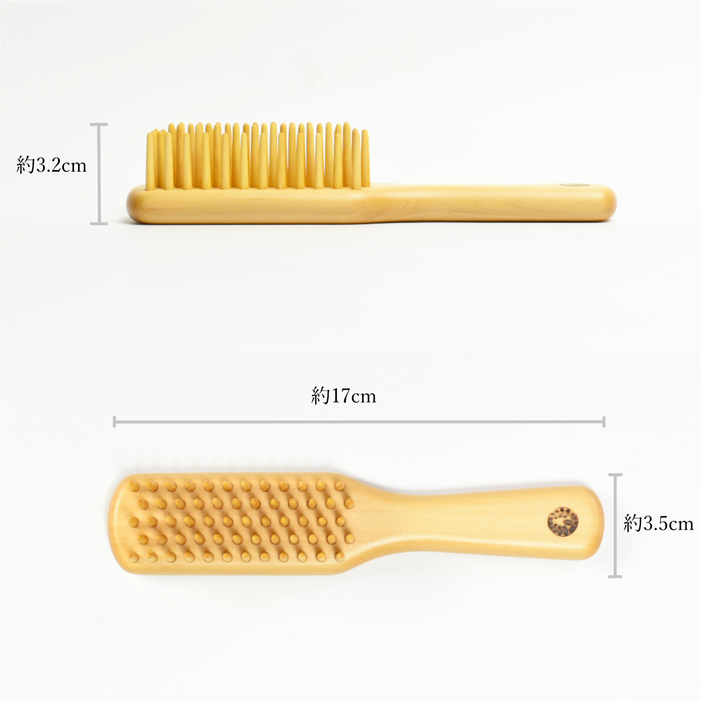 つげブラシ 5列 小 角 | 別府つげ工芸