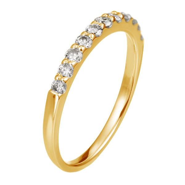 K18イエローゴールドダイヤモンドリング(LFR533)|TSUTSUMI（ジュエリー