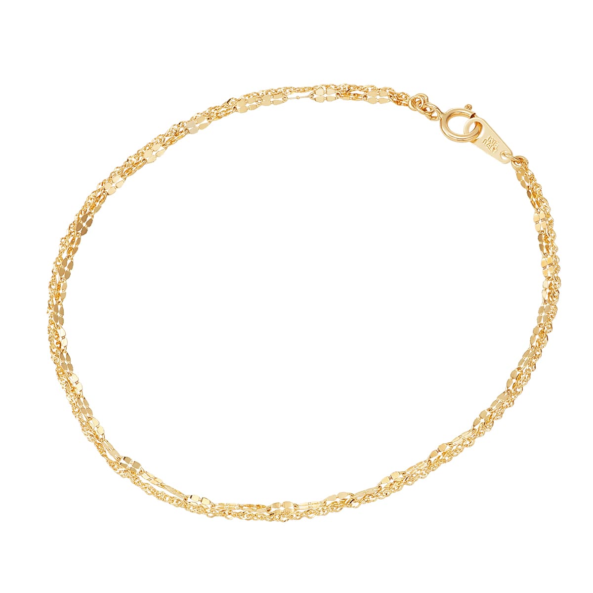 K18イエローゴールドブレスレット(RBL334)|TSUTSUMI（ジュエリーツツミ