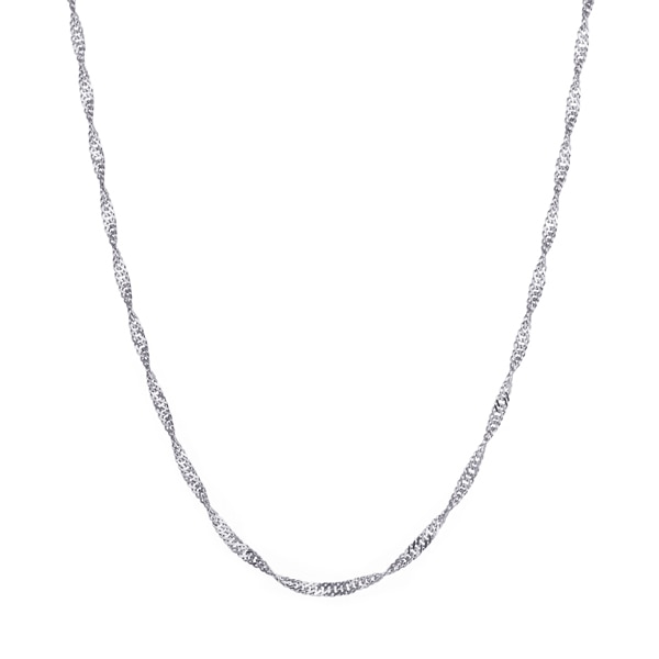 K14ホワイトゴールドネックレス（50cm）(RNC586)|TSUTSUMI（ジュエリー