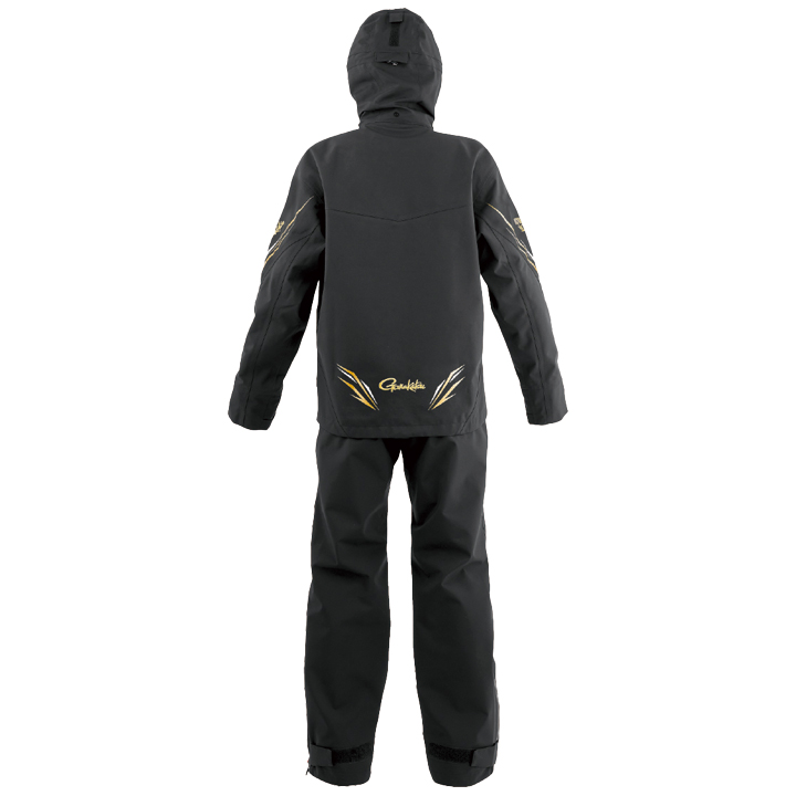 がまかつ オールウェザースーツ(ブラック×ゴールド)GM-3360美品