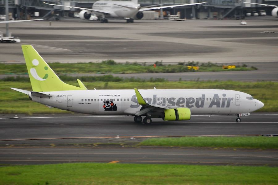 ソラシドエア、「みんなで頑張るばい！くまモン号」運航開始 豪雨災害