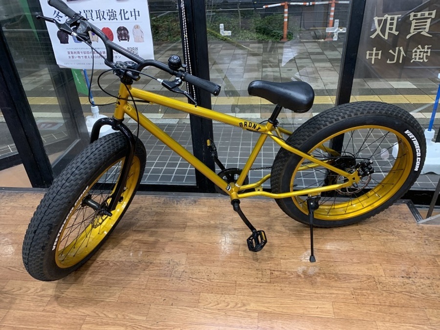とにかく目立つ！BRONX（ブロンクス）ファットバイク買取入荷【足立