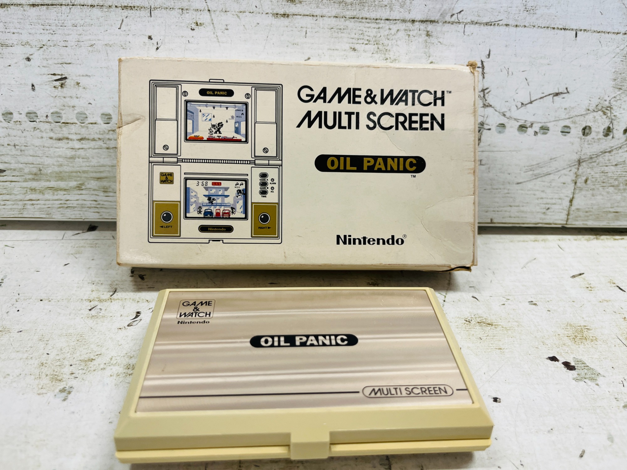 GAME＆WATCH(ゲームアンドウォッチ)のドンキーコングとオイルパニック