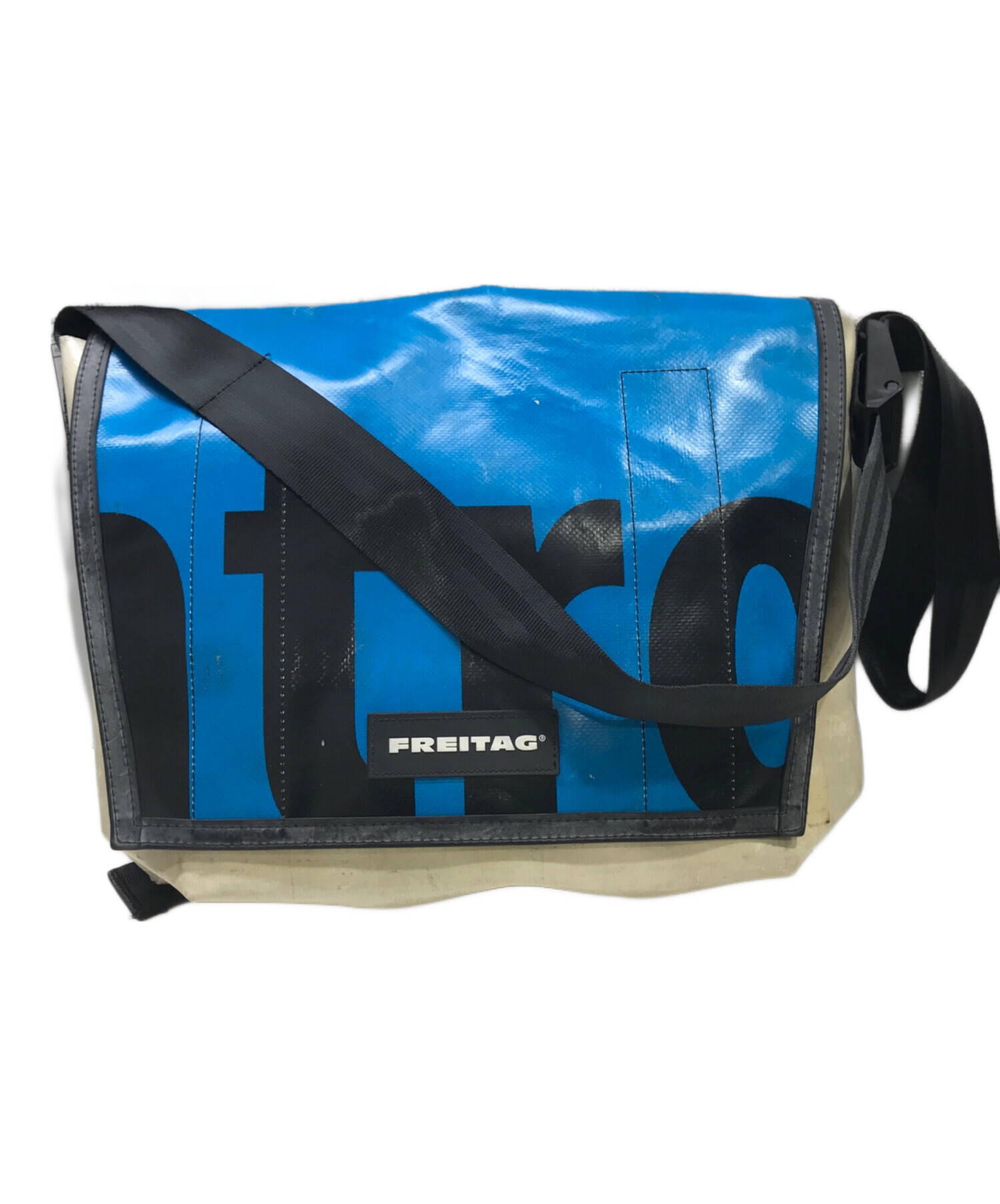 FREITAG メッセンジャーバッグ 青レア柄