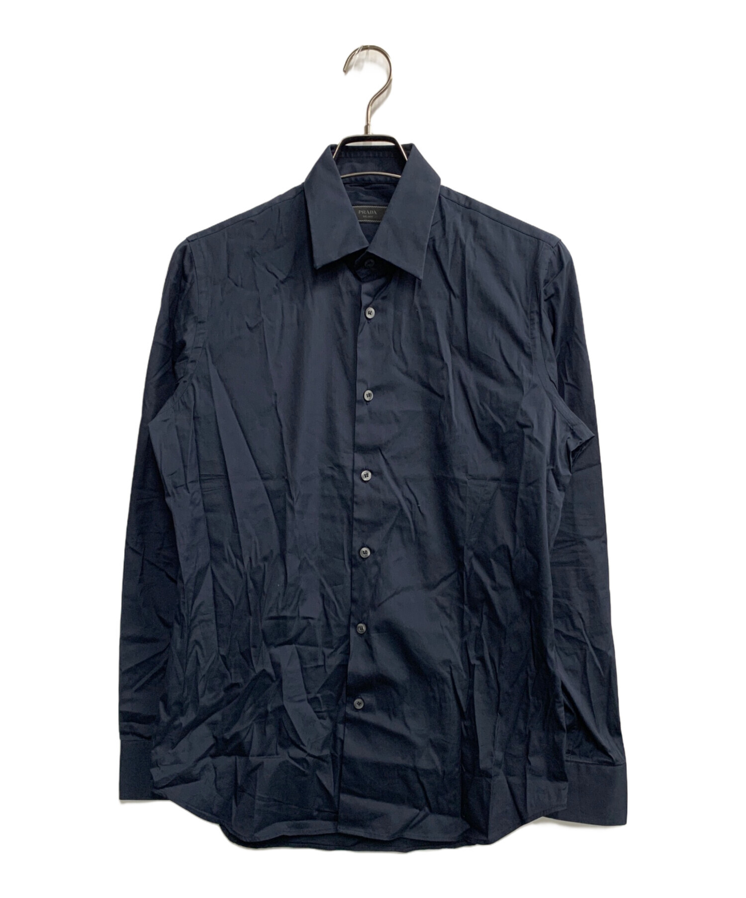 中古・古着通販】PRADA (プラダ) ドレスシャツ ネイビー サイズ:38
