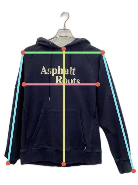 中古・古着通販】ballaholic (ボーラホリック) パーカー ネイビー