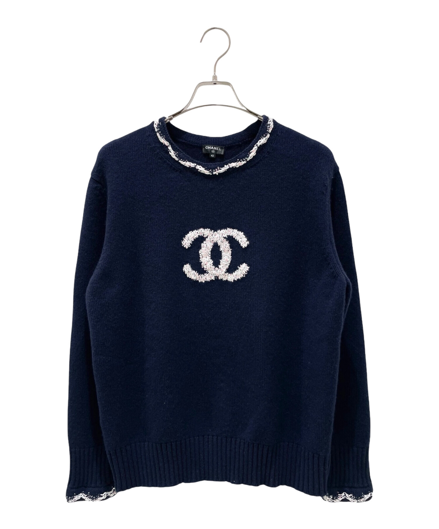 中古・古着通販】CHANEL (シャネル) ココマーク カシミヤ プルオーバー