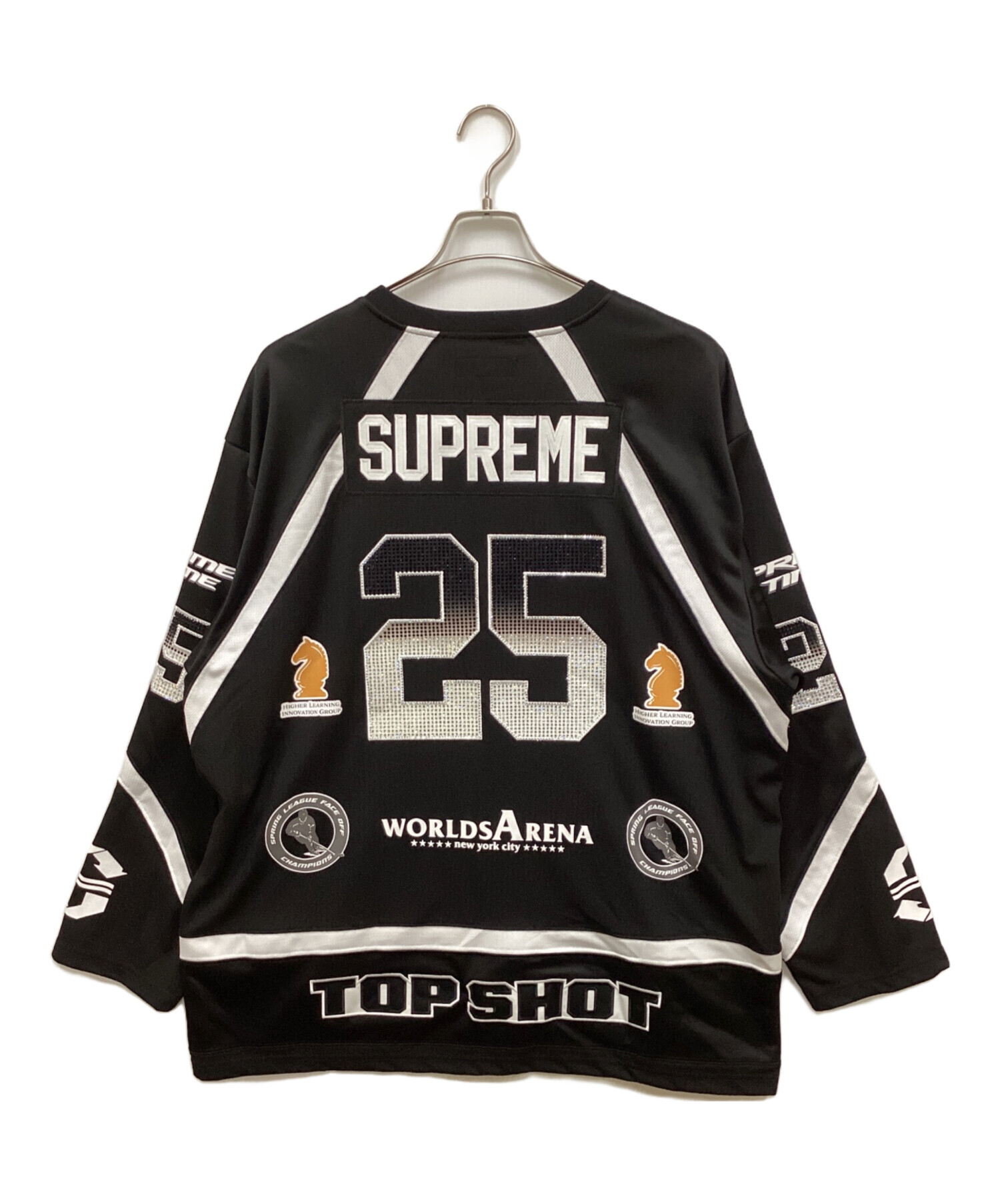 中古・古着通販】SUPREME (シュプリーム) Rhinestone hockey jersey