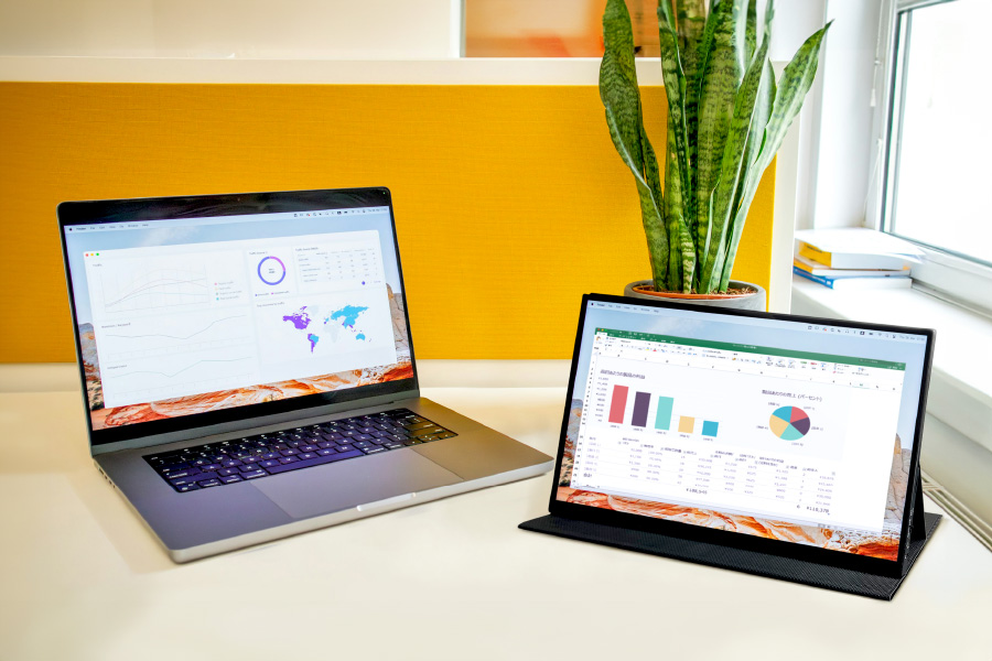 ユニーク | WiFi接続タイプのワイヤレス・モバイルディスプレイ