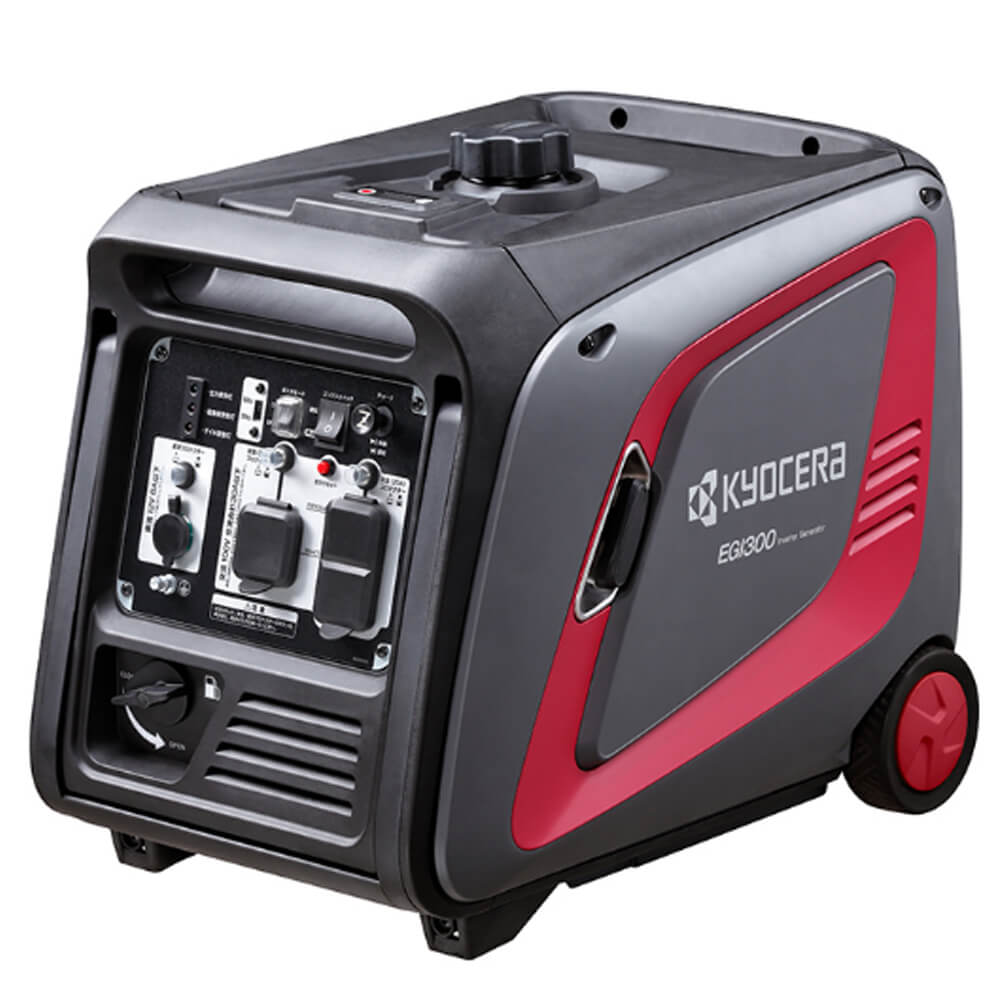 京セラ EGI300 3kVA インバーター発電機 ウエダ金物【公式サイト】