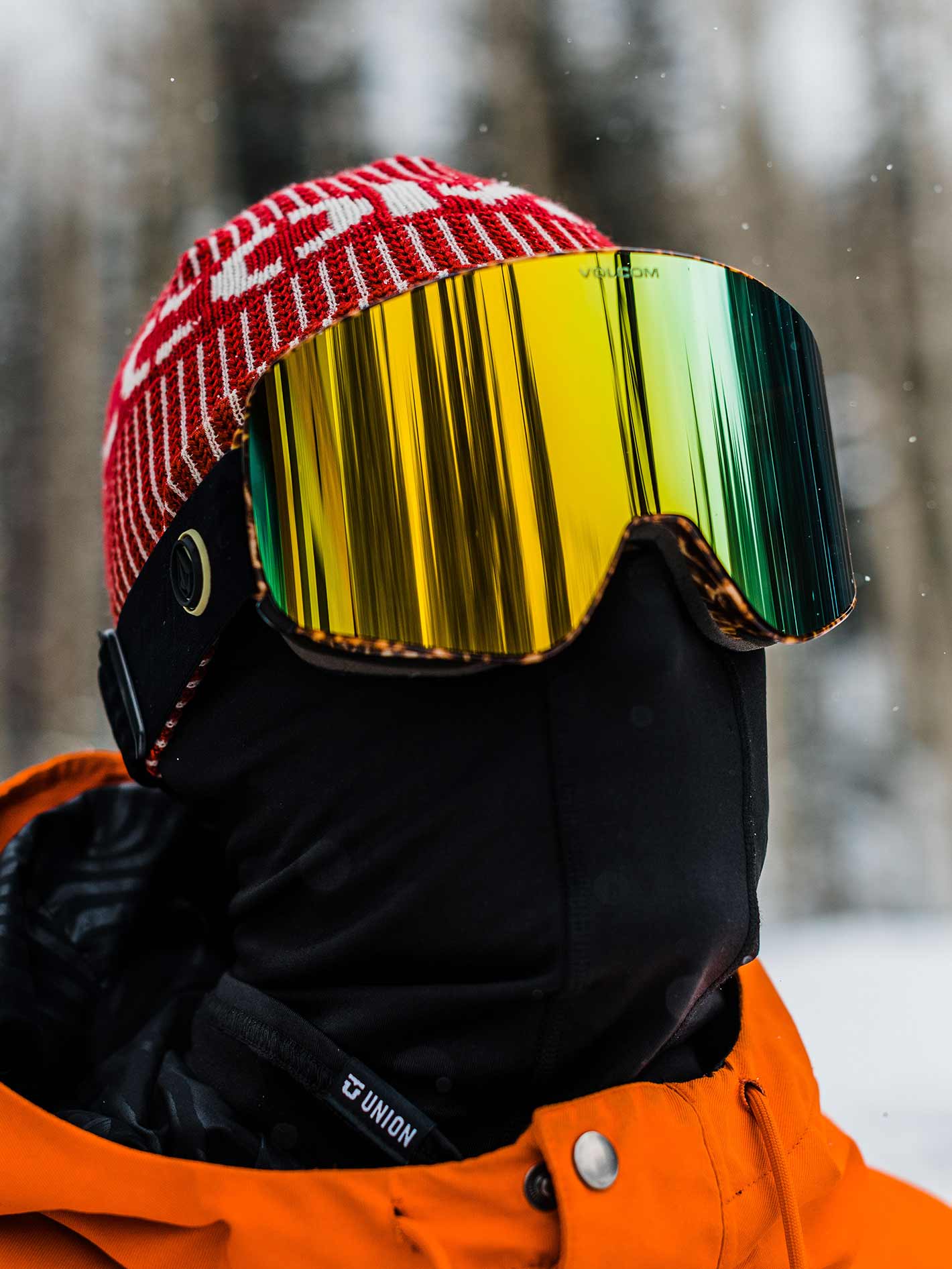 Odyssey Giraffe/Black Goggle (+ Bonus Lens) - Gold Chrome | Volcom