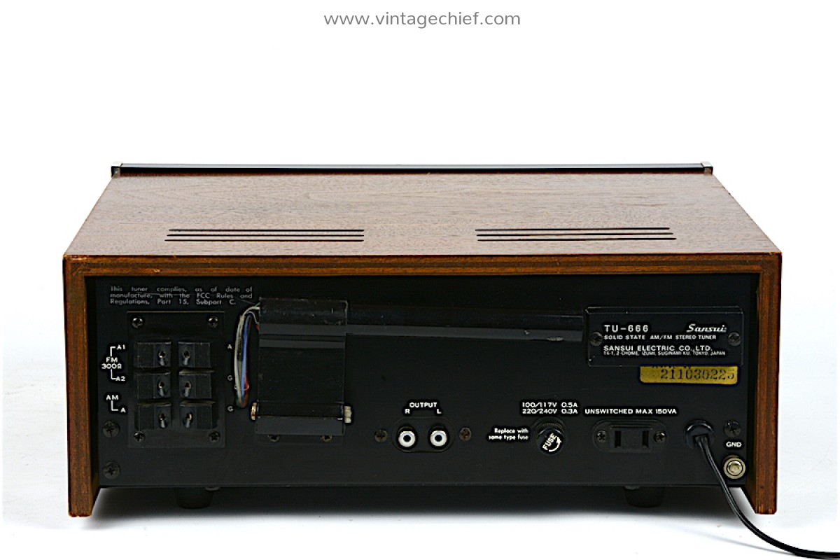 Sansui TU-666 FM AM Tuner | Round Dial
