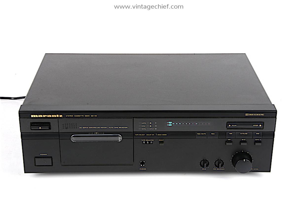 Marantz SD-40 Cassette Deck | Tape Deck | Dolby B and C Noise