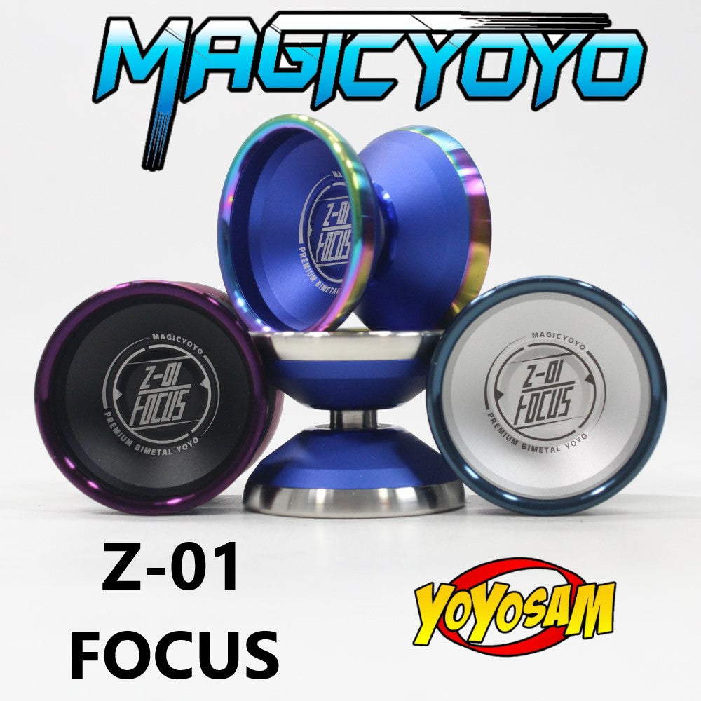 MAGICYOYO FOCUS Z01 Yo-Yo - BI-METAL YoYo - 6061 Aluminum with