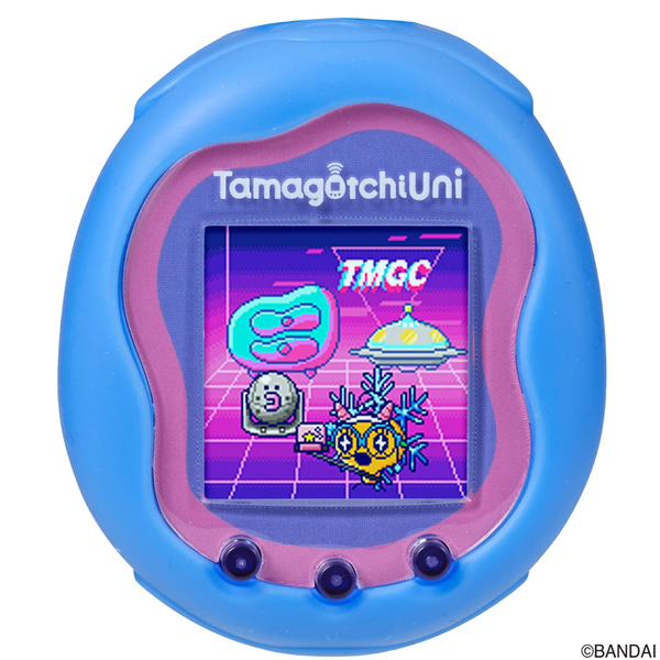 Tamagotchi uni】たまごっち ユニ ブルー 美品 起動確認済み◉ 動作