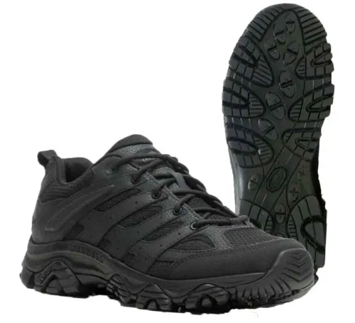 Buty wojskowe MERRELL MOAB 3 LOW TACTICAL Waterproof Czarne
