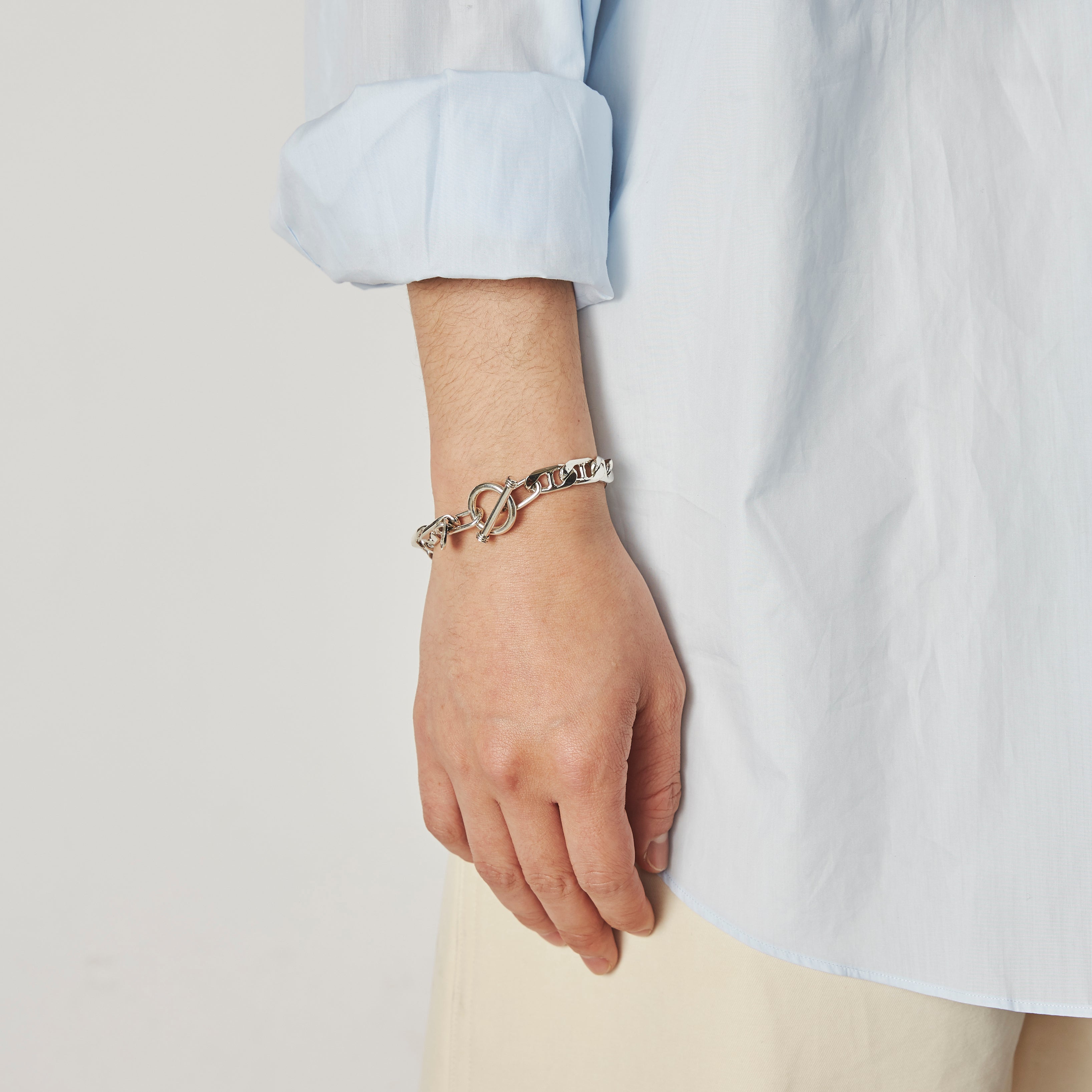 Thick Anchor Link Bracelet -8mm- – XOLO JEWELRY