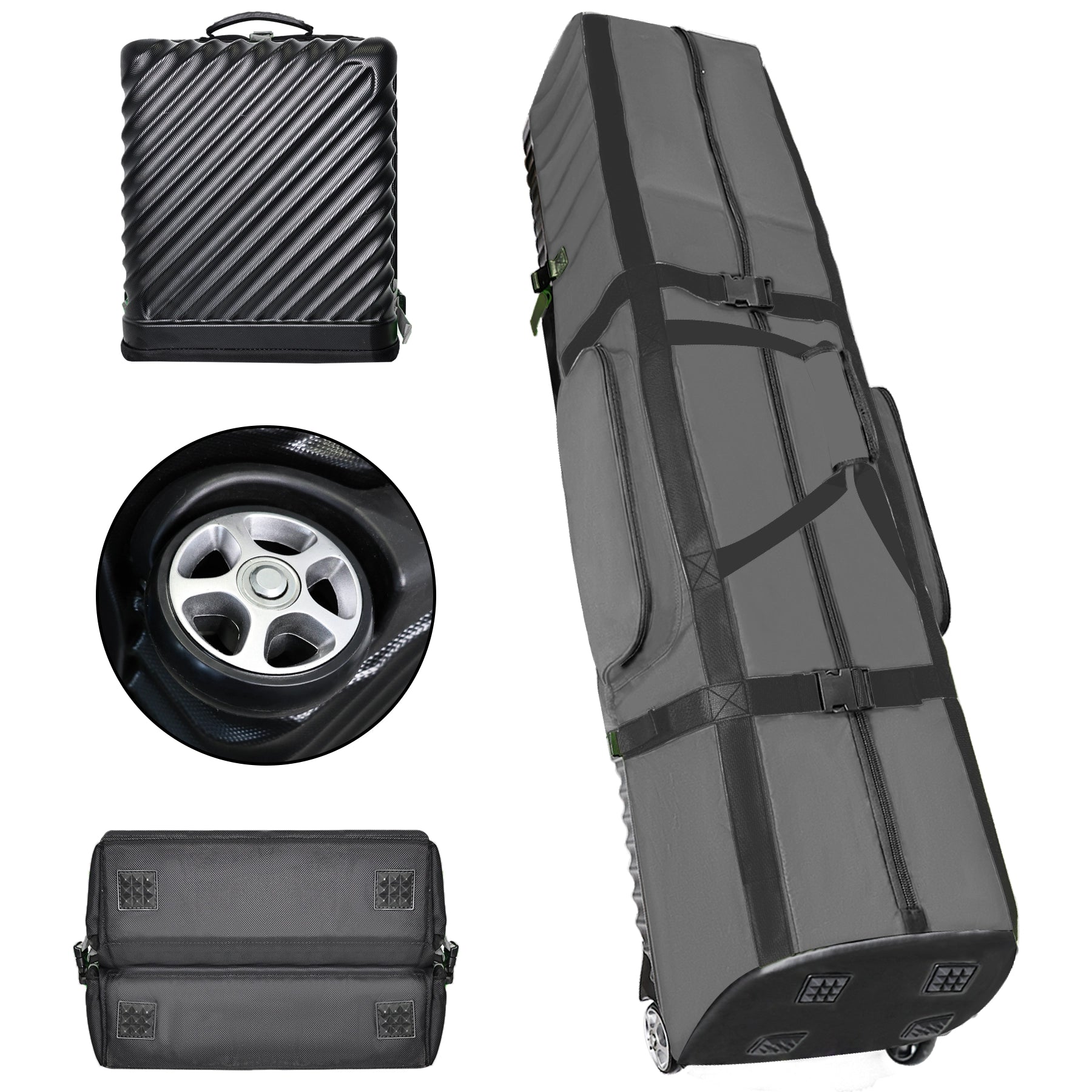 Yamato Foldable Golf Travel Hard Case – Lightweight & TSA Approved