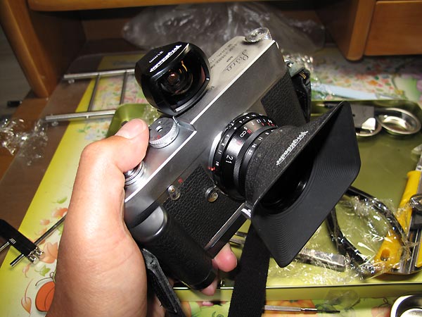 M型のシャッター幕交換