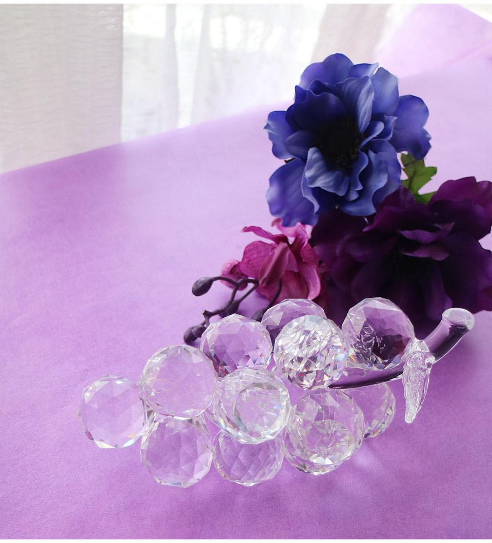 ガラスオブジェ 葡萄 S｜おしゃれインテリア通販 Y-KAGU【輸入家具屋さん】