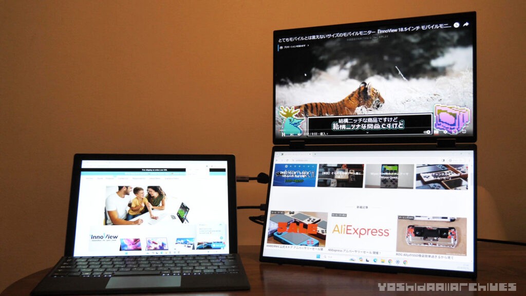レビュー】実際外で見たら引くと思う『InnoView デュアル モバイル