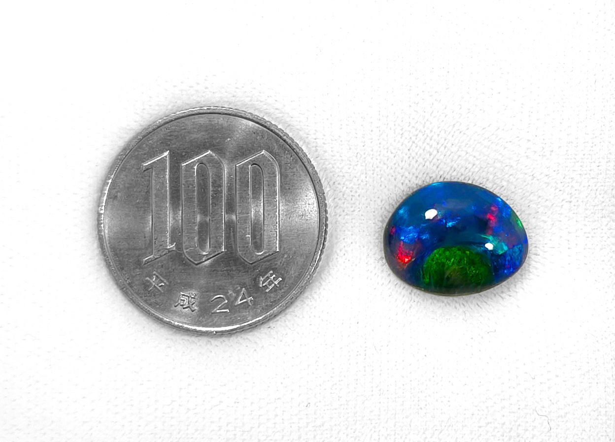 ブラックオパール7.08ct(中央宝石研究所宝石鑑別書付) | ユアエメラルド