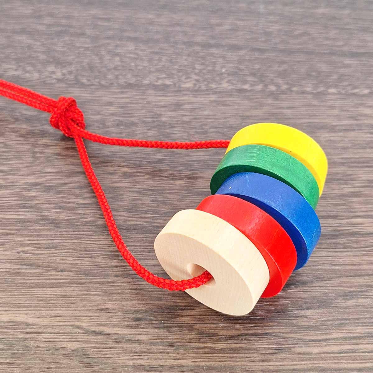 プラステン ニック社 木製 知育玩具 円筒形 40個セット プラステン