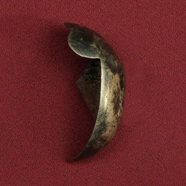 縁頭、赤銅地に筋模様、入れ子 【公式通販】