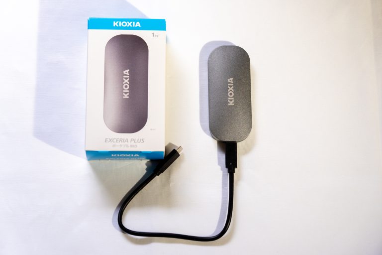KIOXIA EXCERIA PLUS ポータブルSSD レビュー : とにかく速い