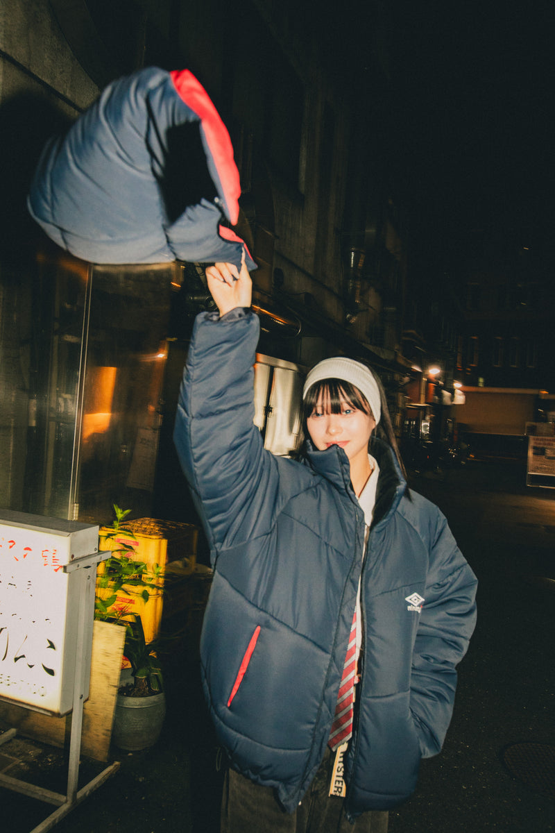 9090 × umbro Removable Hood Puffer Jacket – YZ