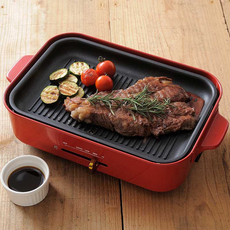 BRUNO/ブルーノ コンパクトホットプレート用グリルプレート | KURAWANKA