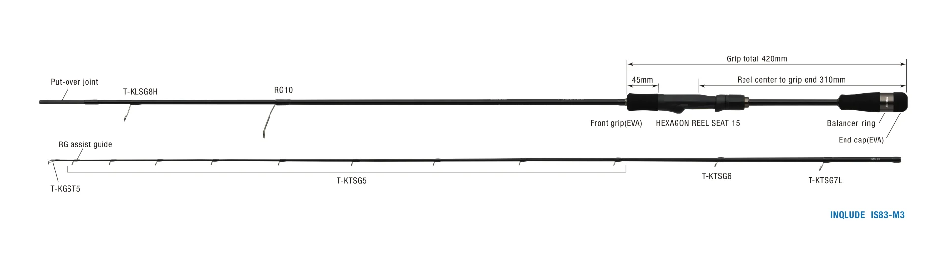 Zenaq Inqlude IS83-M3 'Squid Squad' (Egi Rod) | Compleat Angler
