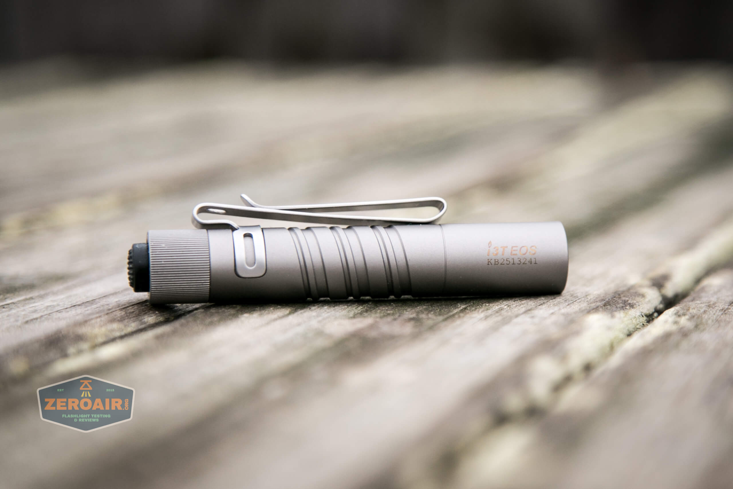Olight i3T EOS Titanium AAA Flashlight Review - ZeroAir Reviews