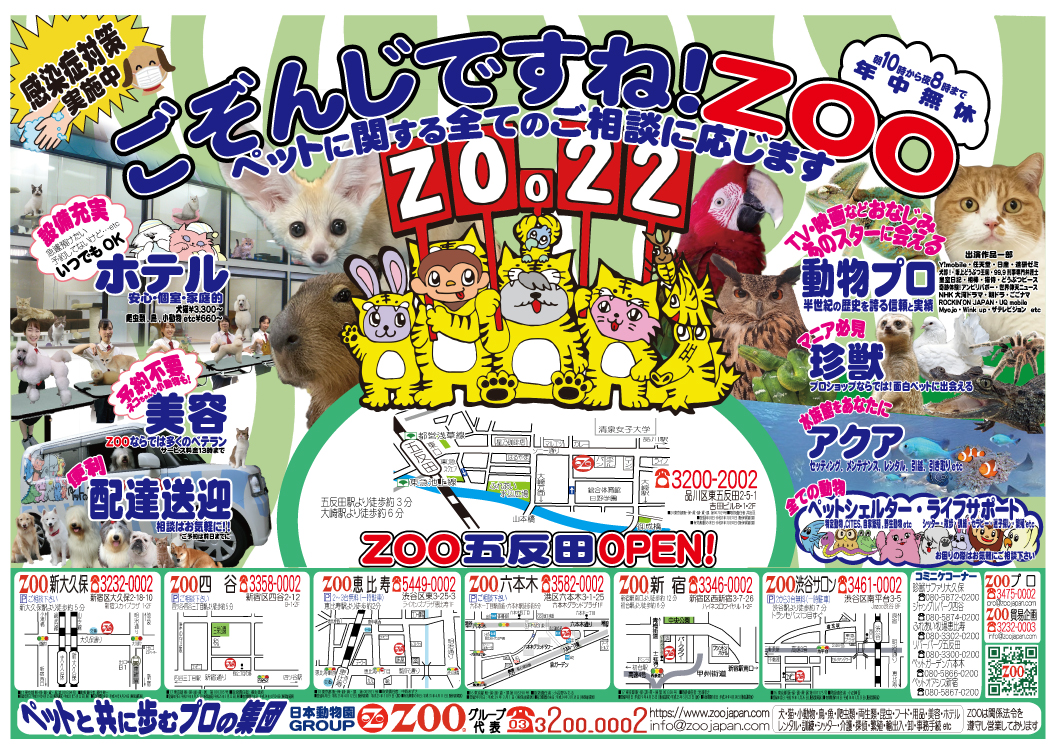 ZOO感謝セール 開催中！！ - 【犬猫・小動物・鳥・魚・爬虫類