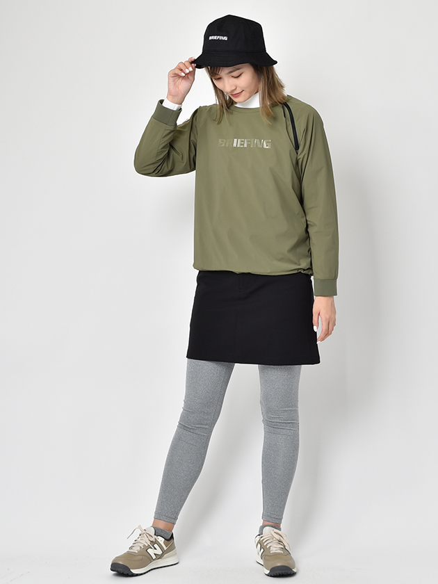 ブリーフィングゴルフ ウィンドプルオーバー BRG233W20（ベージュ