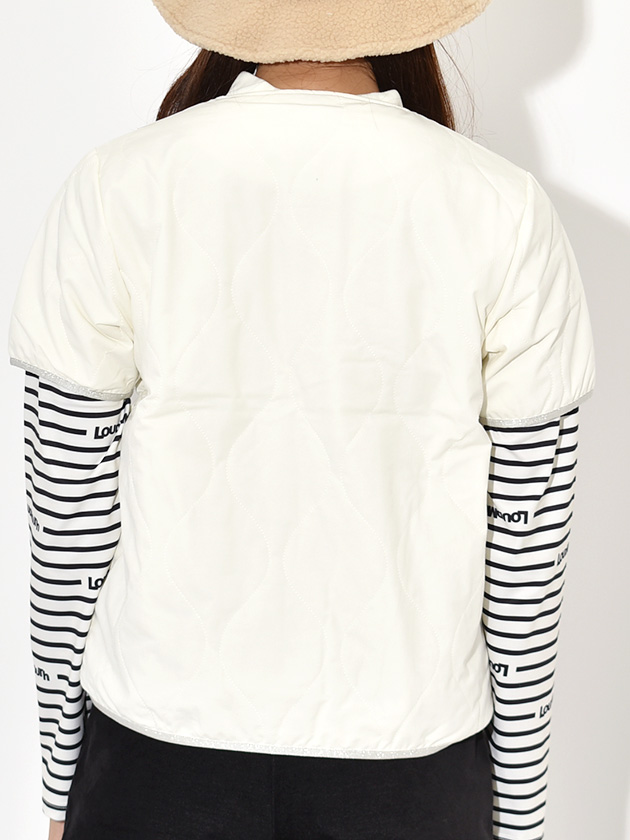 キャロウェイ キルティング半袖中綿ブルゾン C24215202 | レディース