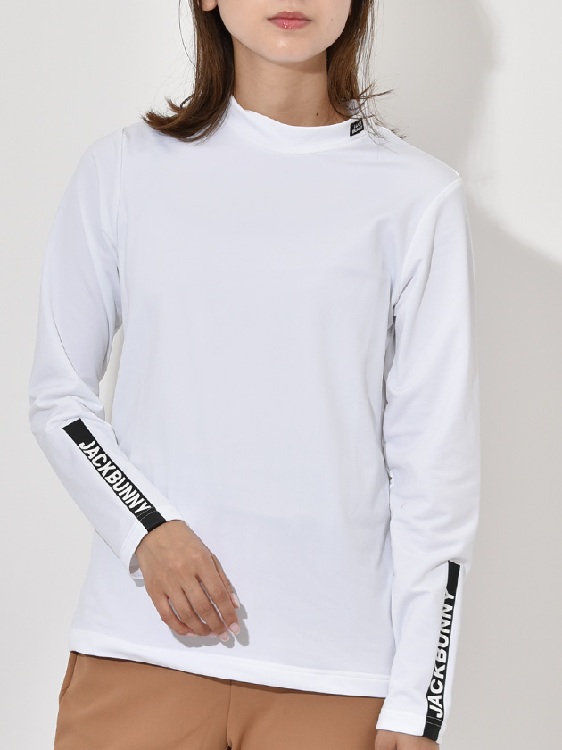 ジャックバニー 裏起毛ベア天竺長袖モックネックカットソー 263