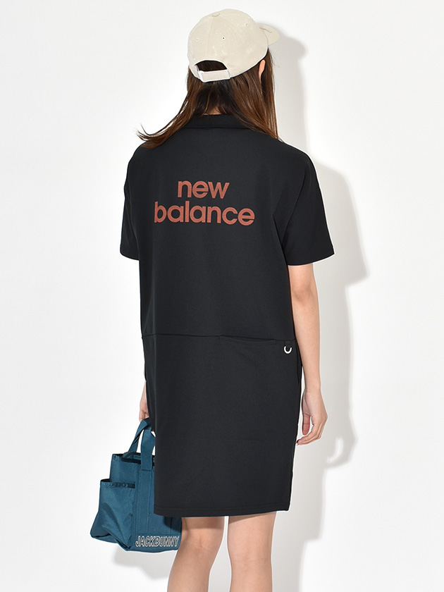 ニューバランスゴルフ ハーフジップワンピース 012-5124501（ブラック