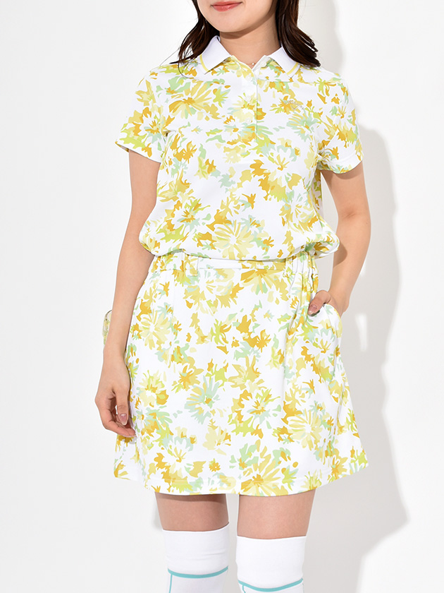 キャロウェイ 花柄シャツワンピース C25129201 | レディースゴルフ