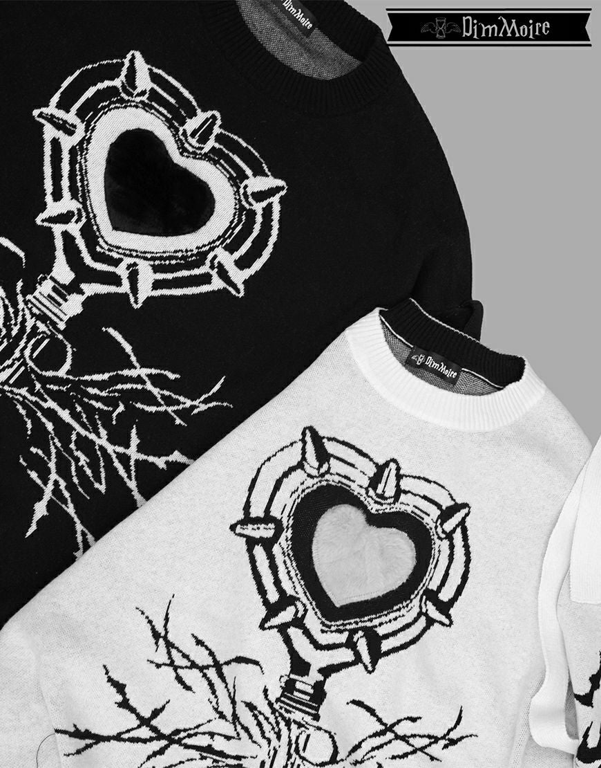 DimMoire【ディムモアール】超ロングスリーブニットII/Black