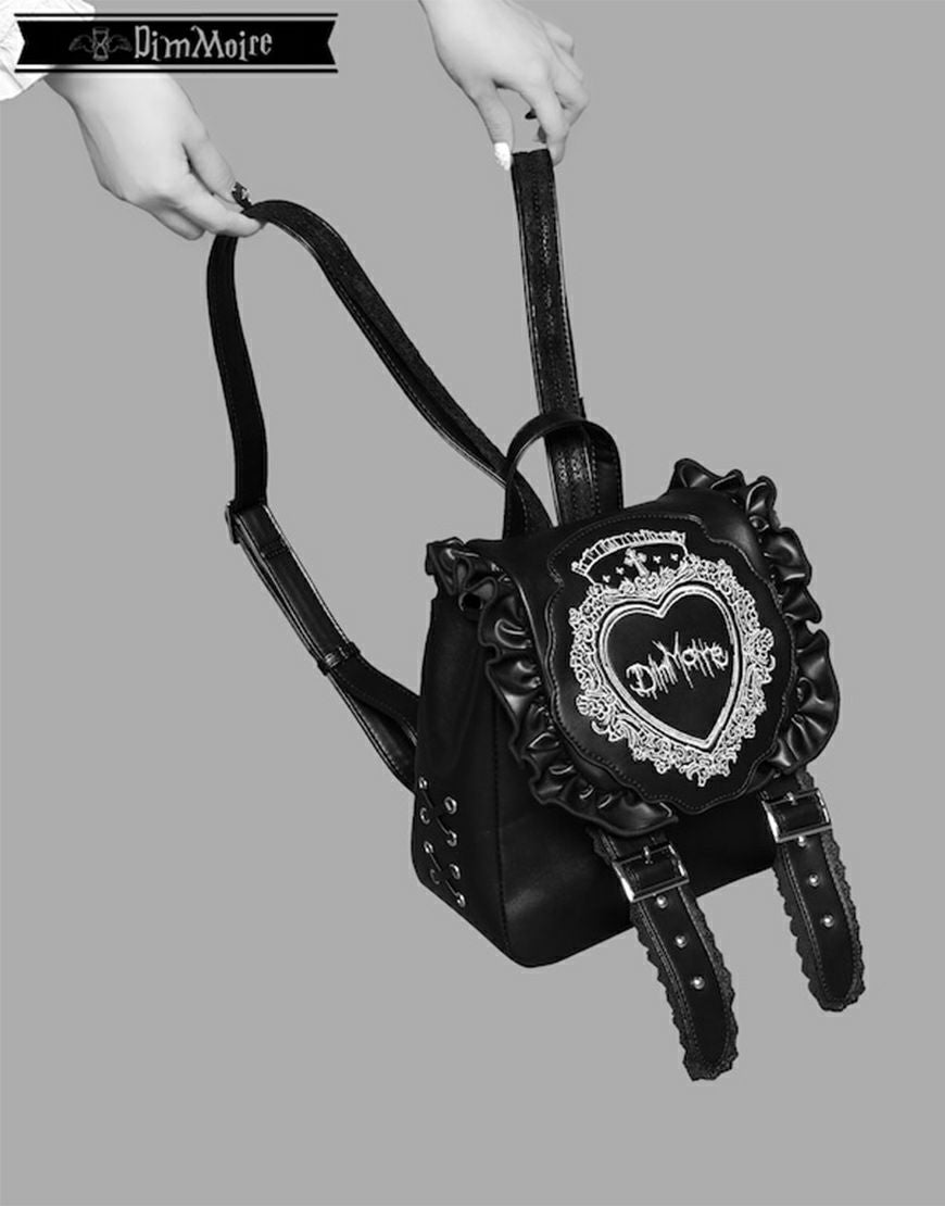 DimMoire【ディムモアール】HeartCoreフリルミニリュック/Black