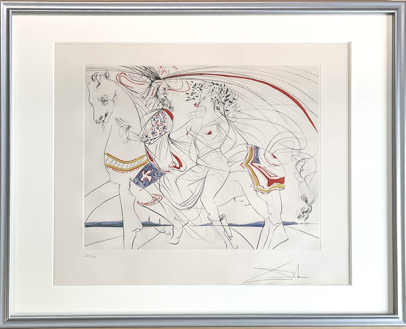 サルバドール・ダリ「騎乗のヴィーナス」/エッチング/絵画販売