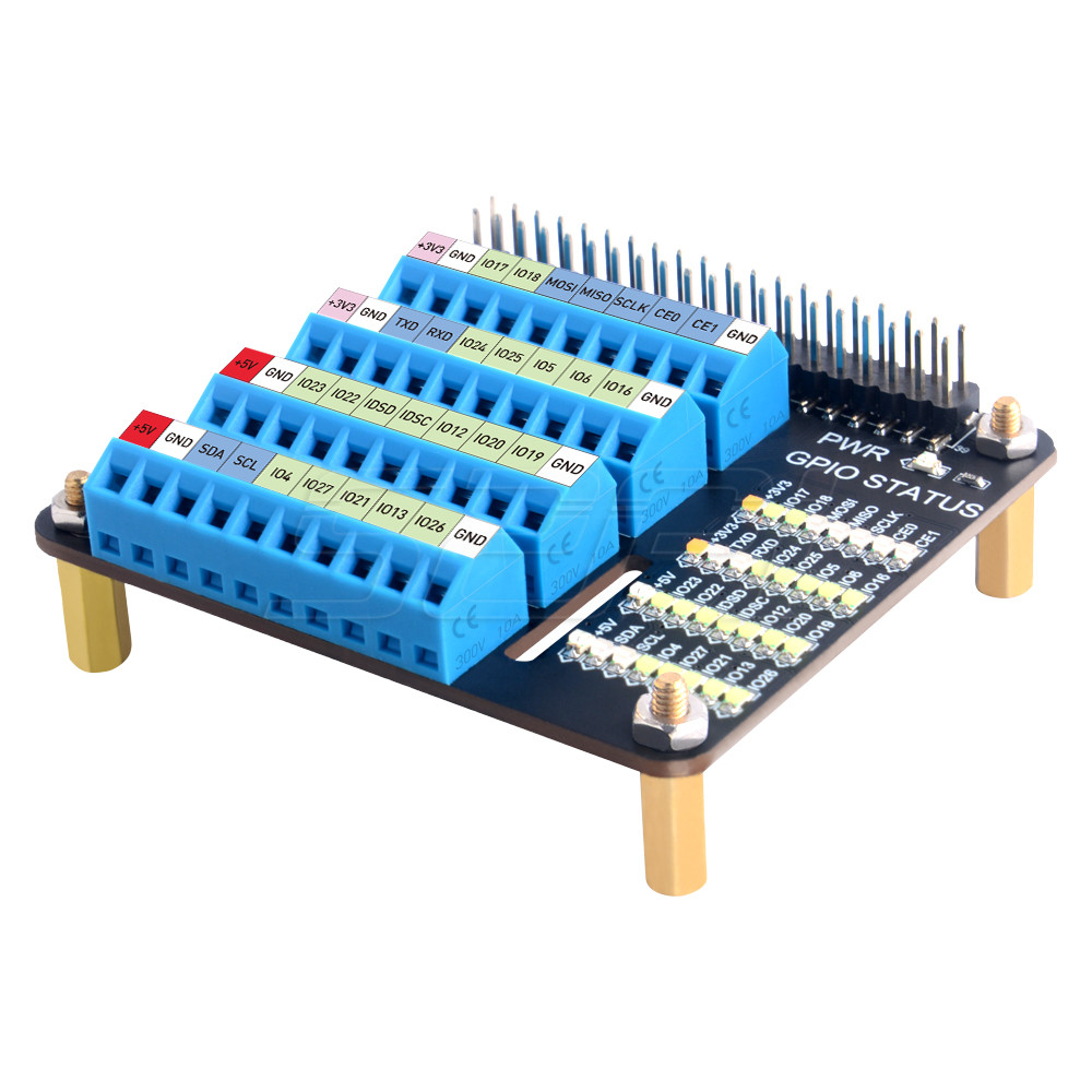 ラズベリーパイ 4 GPIO 拡張拡張ボードネジ端子帽子ラズベリーパイ 2B