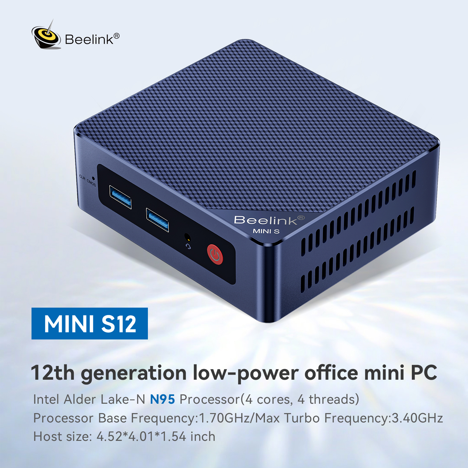 Beelink MINI S12 Computer 12th Alder N95 or N5095 8GB/16GB DDR4