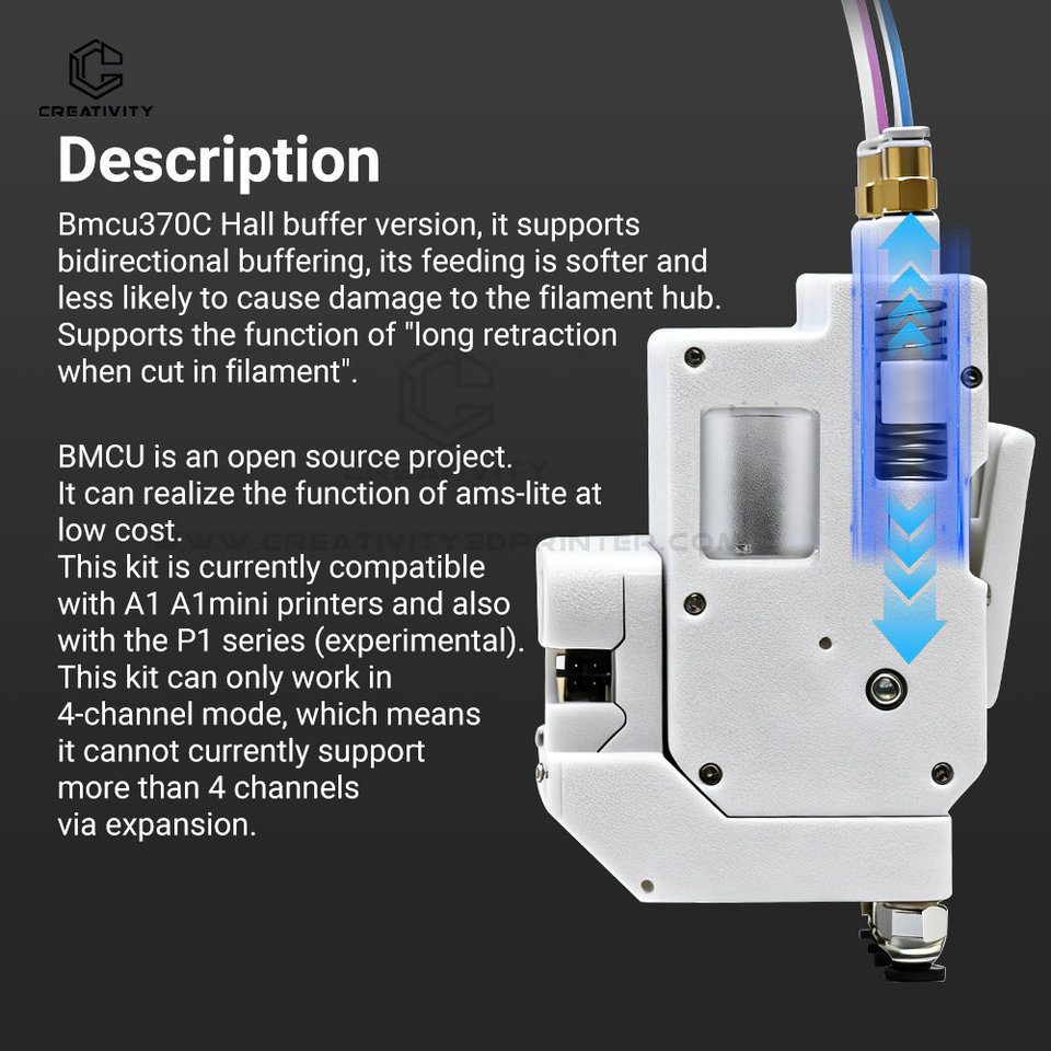 BMCU 370C AMS Lite Hall Buffer Sensor Bidirectional Buffering