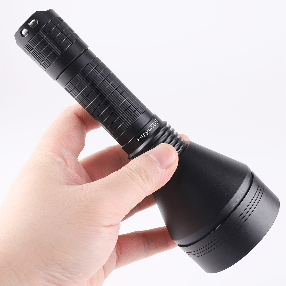 Convoy l21b-キャンプや狩猟用の超高輝度長距離ランプ,LEDライト,L21b